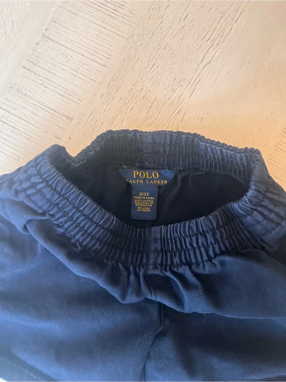 Polo Ralph Lauren Navy Shorts with Red Polo Pony